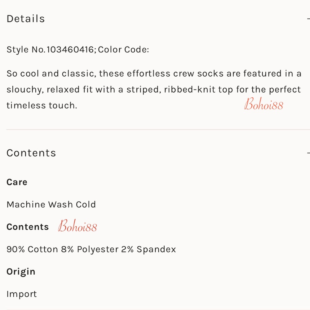 NWT Free People Sporty Slouch Socks - Picture 3 of 8